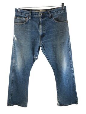 Levis Mens Jeans 517 Bootcut Distressed Grunge 34x30